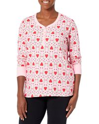 Vera Bradley - Cotton Long Sleeve Crewneck Pajama T-shirt - Lyst