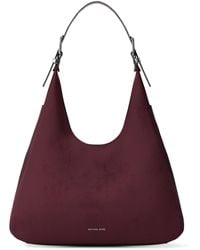 MICHAEL Michael Kors - Lg Hobo Shldr Oxblood Eenheidsmaat - Lyst