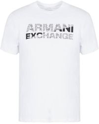 Emporio Armani - A | X Armani Exchange Slim Fit Stretch Cotton Jersey Bold Logo Tee - Lyst