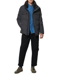 Andrew Marc - Short Water Resistant Godwin Down Jacket Rib Knit At Storm Cuffs - Lyst