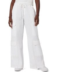 Hudson Jeans - Drawstring Parachute Wide Leg Cargo Pant - Lyst