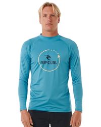 Rip Curl - Island Vibe Upf 50 Long Sleeve Rashguard Ocean - Lyst