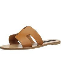 greece cognac leather steve madden