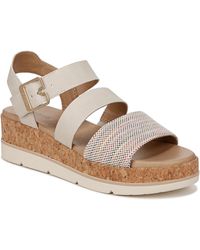 Dr. Scholls - Shoes S Once Twice Espadrille Platform Wedge Sandal Multi Woven Fabric 9.5 M - Lyst