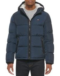 Tommy Hilfiger - Classic Hooded Puffer Jacket - Lyst