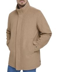 Dockers - Wool Melton Two Pocket Full Length Duffle Coat - Lyst