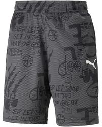 PUMA - Practice All Over Print 9" Shorts - Lyst