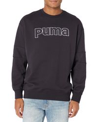 PUMA - Graphic Crewneck Sweatshirt - Lyst