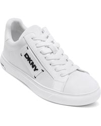 DKNY - Aelix Lace Up Sneaker With Logo - Lyst