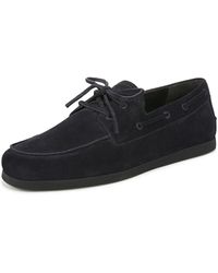 Vince - S Marin Boat Shoe Nightblue Suede 10 M - Lyst