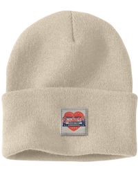 Carhartt - Knit Heart Patch Beanie - Lyst