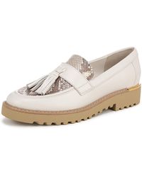 Franco Sarto - S Carolynn Loafer White Snake 6.5 M - Lyst