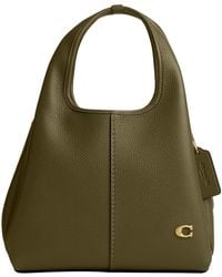COACH - Polished Pebble Leather Lana Shoulder Bag 23 - Lyst