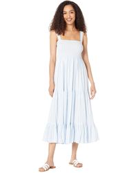 Tommy Hilfiger - Tiered Striped Maxi Dress Casual - Lyst