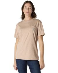 Carhartt - Loose Fit Heavyweight Short-sleeve Pocket T-shirt - Lyst