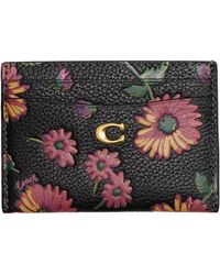 Coach Ivory Floral Six-Ring Pebbled Leather Key Case, Best Price and  Reviews