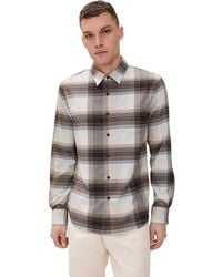 Vince - Missoula Plaid French Placket L/s Shirt - Lyst