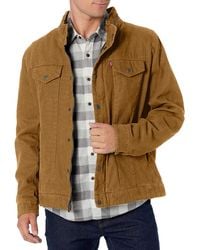 levi's men's cotton canvas laydown trucker jacket
