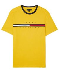 Tommy Hilfiger - Adaptive Short Sleeve Signature Stripe T-shirt With Magnetic Buttons - Lyst