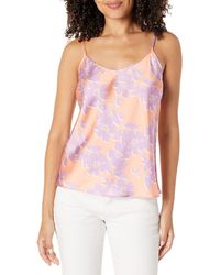 BCBGMAXAZRIA - Relaxed Fit And Flare Adjustable Spaghetti Strap Top - Lyst