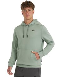 Quiksilver - Regular Fit Active Performance Heavyweight Jacquard Mesh And Polar Fleece Pullover Hoodie Hooded Sweatshirt - Lyst