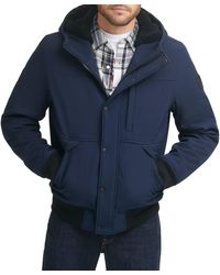 Levi's - Soft Shell Sherpa Lined Hoody Bomber Jacket - Lyst