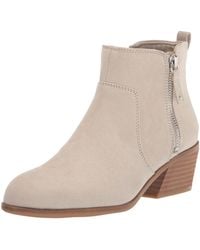 Dr. Scholls - S Lawless Ankle Bootie Oyster Fabric 11 M - Lyst