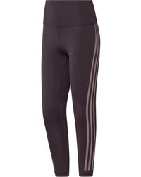 adidas - Optime Training Icons 3-stripes 7/8 Tights - Lyst