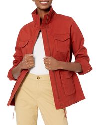 Amazon Essentials Utility Jacket - Red