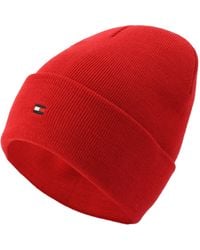 Tommy Hilfiger - Flag Embroidery Cuff Hat Beanie - Lyst