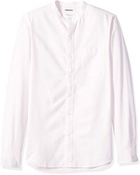 Goodthreads Slim-fit Long-sleeve Band-collar Oxford Shirt - Pink