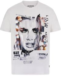Guess - Short Sleeve Basic City Of Angels Tee - Lyst