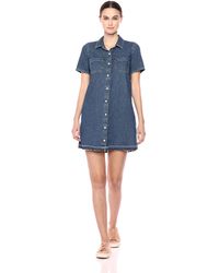 levi's women's denim shirt dress