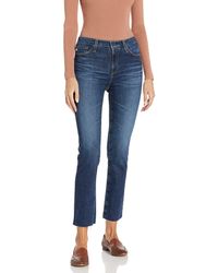 AG Jeans - Isabelle High-rise Straight Leg Crop Jean - Lyst
