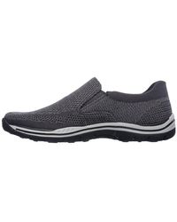 Skechers - Relaxed Fit Expected Gomel Slip-on Sneaker,gray,us 9 Ww - Lyst