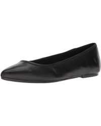 regina leather ballet flat