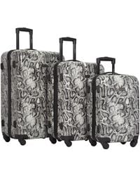 kensie floral luggage