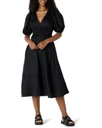 Amazon Essentials - Robe midi en Satin de Coton et ches Bouffantes en Satin de Coton pour - Lyst