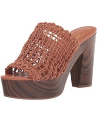 Jessica Simpson - Shelbie Block Heel Platform Mule Heeled Sandal - Lyst