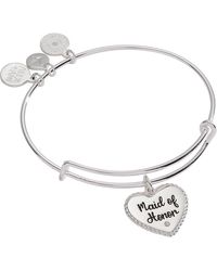 ALEX AND ANI - Maid Of Honor Heart Bangle - Lyst
