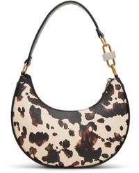 注目★【STEVE MADDEN】Lohan クレセント ショルダーバッグ Steve Madden Lohan Leopard Print Crescent Shoulder Bag
