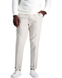 Kenneth Cole - Slim Fit Casual Linen Chino Pant - Lyst