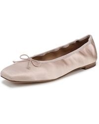Vince - S Darla Ballet Flat Casa Rosa Pink Satin 5.5 M - Lyst