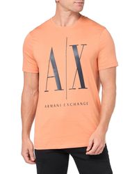 Emporio Armani - A | X Armani Exchange Regular Fit Cotton Jersey Ax Icon Logo Tee - Lyst