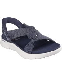 Skechers - On-the Go Walk Flex Peyton Handsfree Slip-ins Platte Sandalen Voor - Lyst