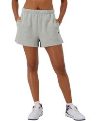 Champion - , Powerblend, Comfortable Fleece Shorts For , 3", Oxford Gray, X-small - Lyst