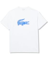 Lacoste - Sport Big Fit Breathable Logo T-shirt - Lyst