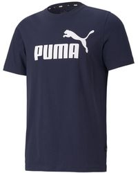 PUMA - Ess Logo Tee T-shirt - Lyst