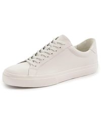 Vince - S Fulton Lace Up Casual Fashion Sneaker White Leather 7 M - Lyst