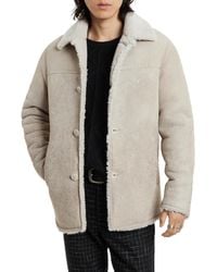 John Varvatos - Sammy Shearling Jacket - Lyst